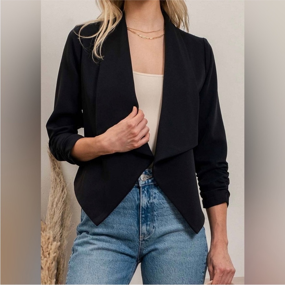 Haute Monde Black Blazer Jacket